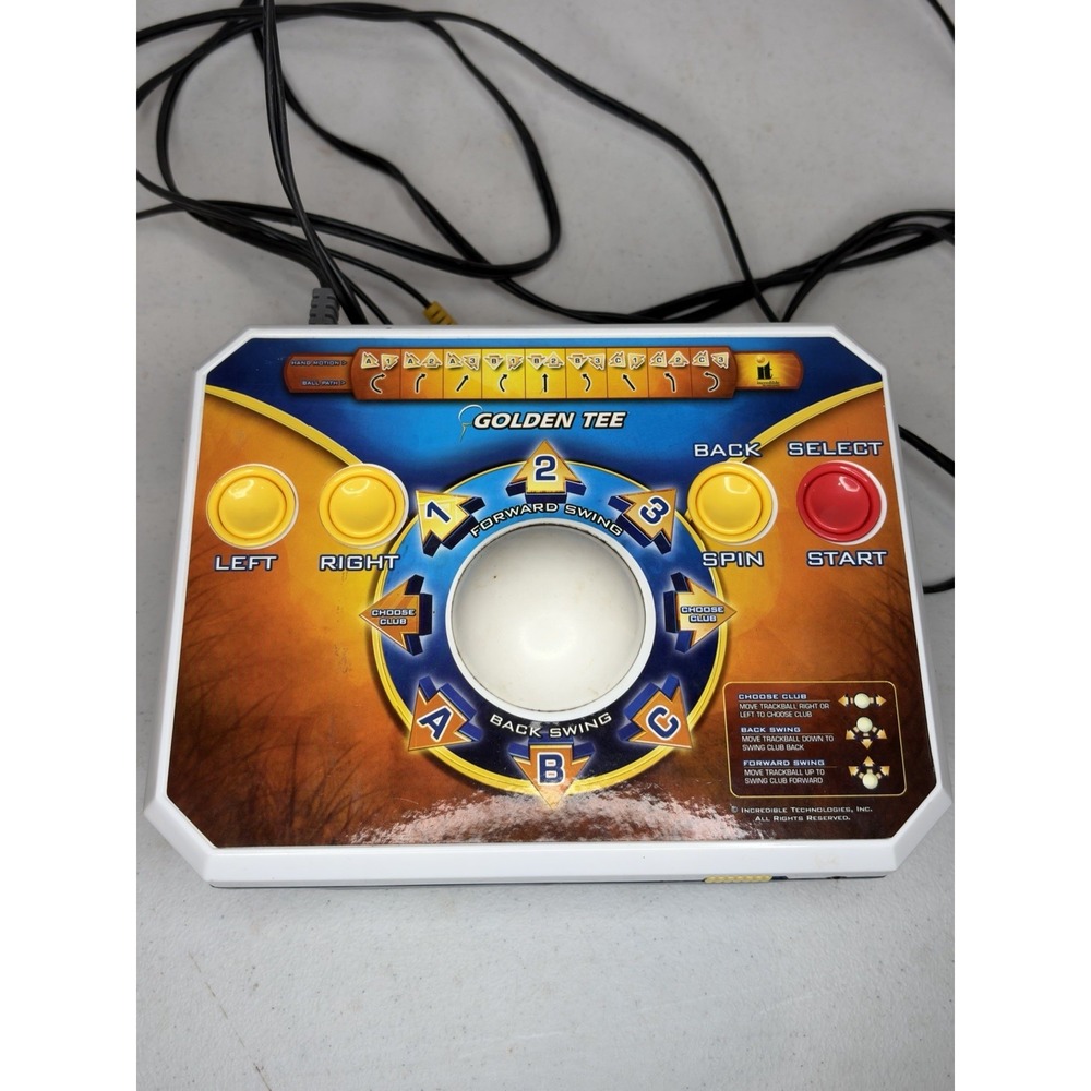 Golden Tee Plug & Play TV Golf Game Jakks Pacific 2011 Tested Working